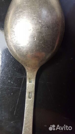 Серебряные ложки с эмалью СССР