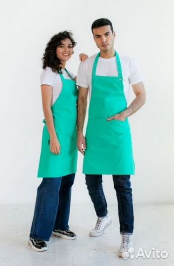 Чёрный фартук поварской оптом