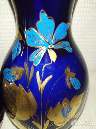 Вазочки кобальт СССР