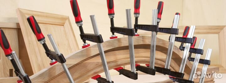 Струбцина Bessey TG20B8, с надежной деревянной руч