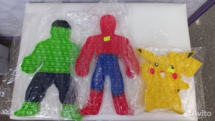 Поп ит Попит Пикачу Халк Человек Паук