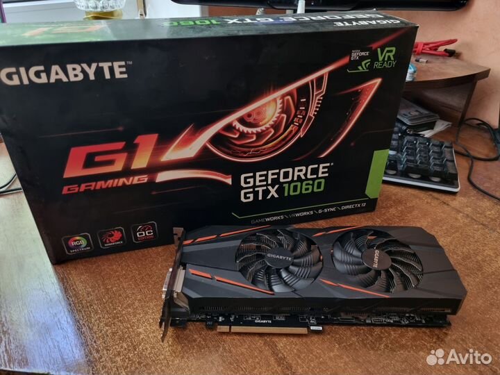Gigabyte GeForce GTX 1060 G1 Gaming 3Gb