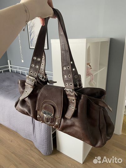 Сумка натуральная кожа винтаж