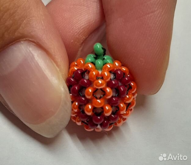 Плету кругляши амигуруми из бисера на заказ