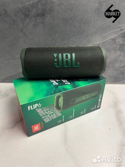 Колонка JBL Flip 6 Зеленая Новая