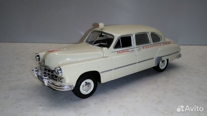Модель автомобиля зим Газ-12Б Скорая помощь м 1:43