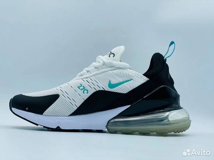 Кроссовки Nike air max 270 бело-голубые размер 44