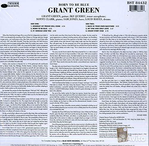 Grant Green - Born To Be Blue LPBlue Note Tone Poet Series (1 LP)