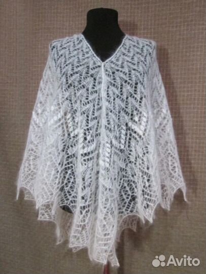 Шаль /платок/накидка из мохера (новая)