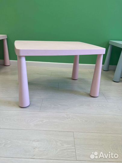 Детский стол и стул IKEA Mammut