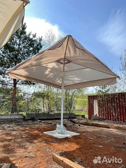 Зонт для пляжа. Центральный зонт. Зонт уличный