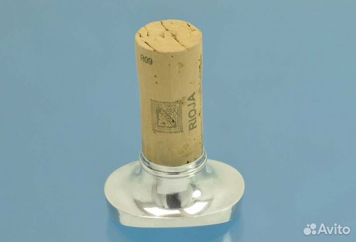 Пробка для бутылки серебро 835 пробы Германия