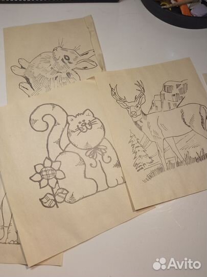 Электроприбор для выжигания по дереву узор-1