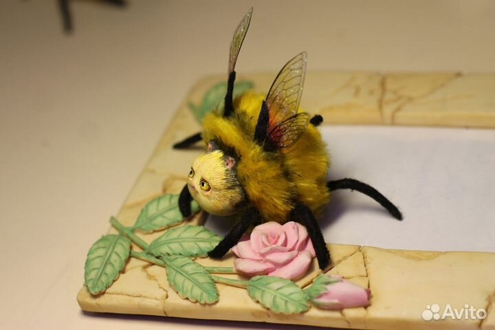 Игрушка в смешанной технике- Кото-Пчёло-Паук