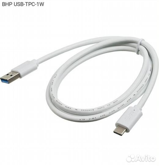 USB кабель buro USB Type C (M) - USB Type A (M) 1