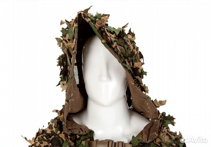 Маскхалат (накидка) Invader Gear Ghillie Base Leaf