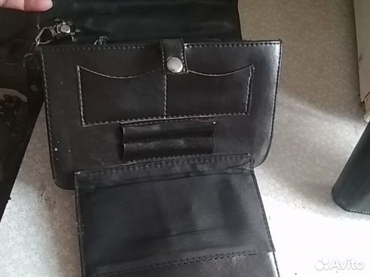 Мужской портмоне кожаный