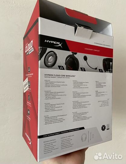 Беспроводные наушники HyperX Cloud Core Wireless