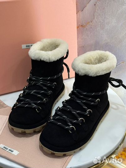 Ботинки женские miu miu