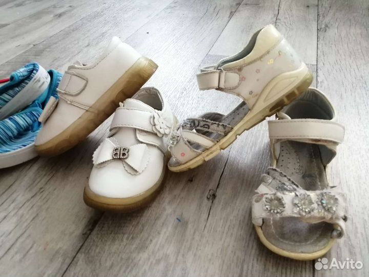 Обувь пакетом для девочки