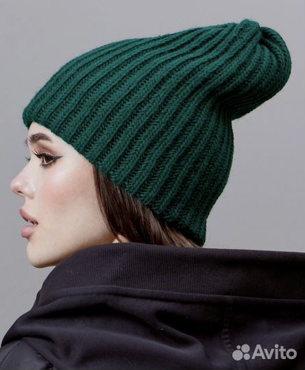 Шапка зимняя женская вязанная
