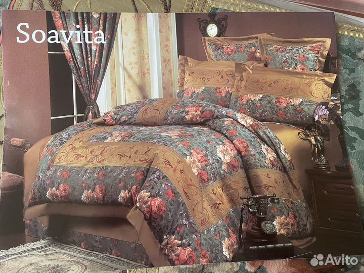 Постельное белье евро. Soavita