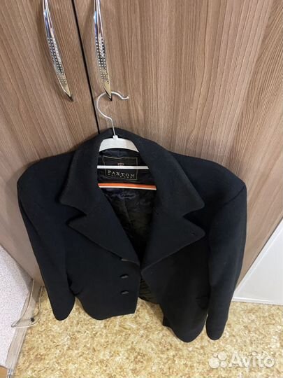 Пальто мужское чёрное paxton