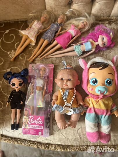 Куклы Barbie lol omg moonlight cry babies