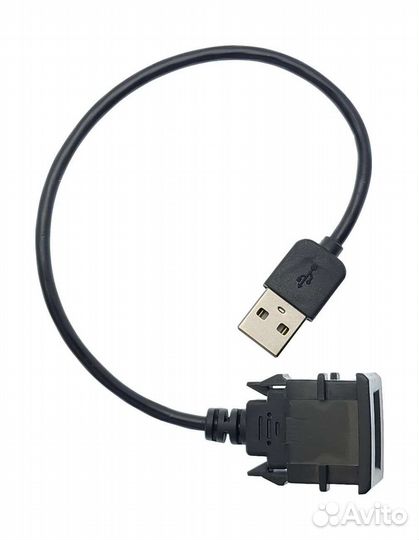 USB разъем в штатную заглушку для Toyota 2018+