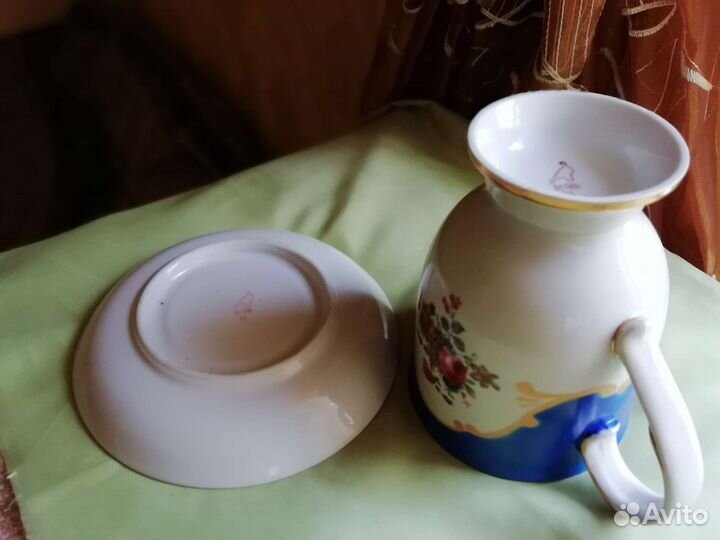 Чашка с блюдцем дулево