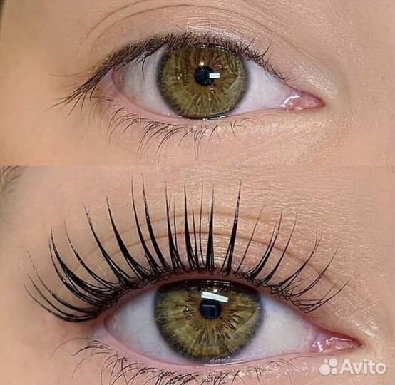 Ламинирование ресниц и оформление бровей