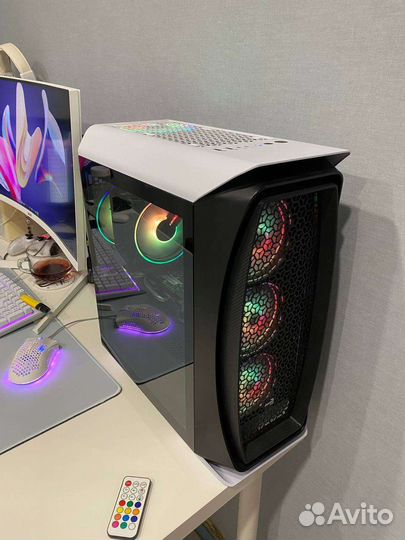 Белый корпус Aero One mini с aRGB и охлаждением