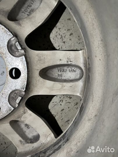 Диски с резиной dunlop AT20 265/65 r17 prado 150