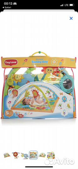 Развивающий коврик tiny love солгечный денек