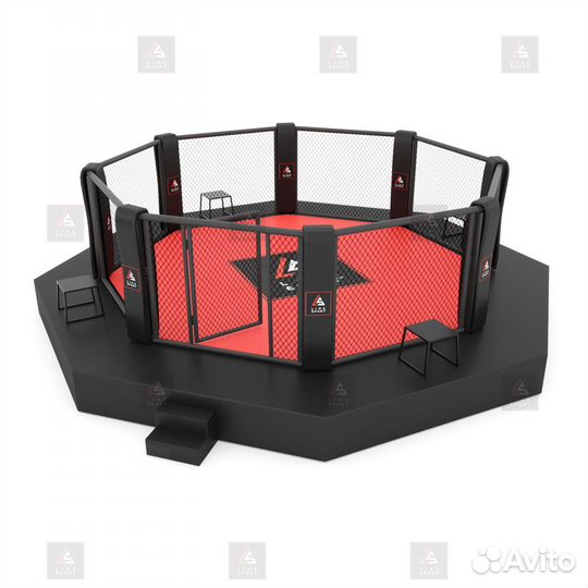 Октагон на помосте 1х8м