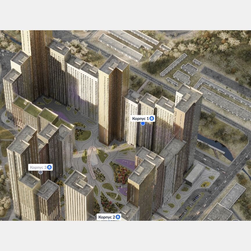 2-к. квартира, 69,6 м², 12/43 эт.