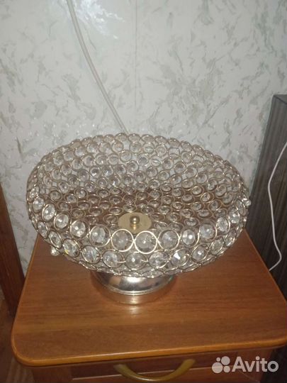 Ваза для фруктов на ножке хрусталь