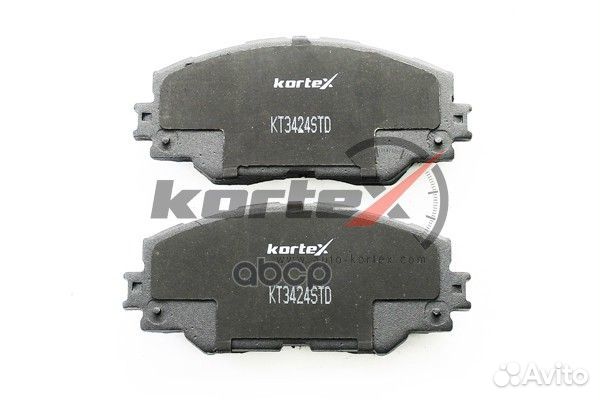 Колодки тормозные дисковые KT3424STD kortex