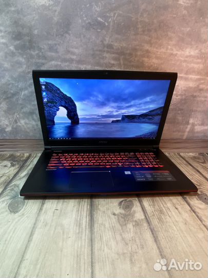 Игровой ноутбук msi 17 3 i7 GTX 1060
