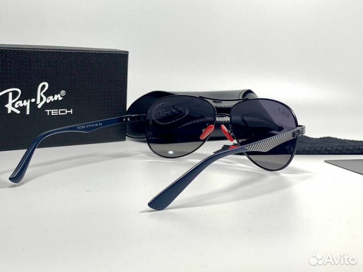 Очки Ray Ban Aviator серебристые