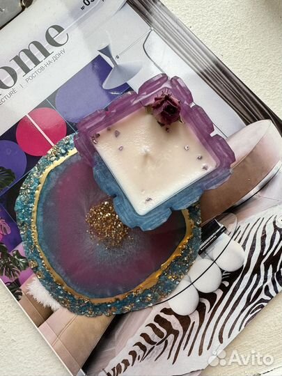 Мастер-класс по созданию свечи и подсвечника