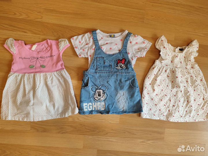 Одежда на девочку 1-1.5 80р