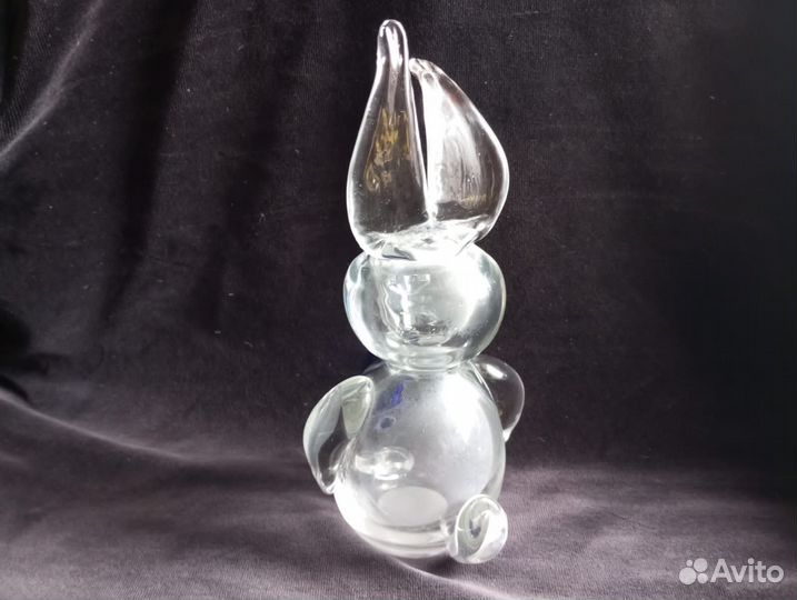 Фигурка Заяц стеклянный