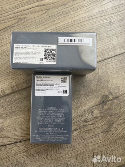 Dolce gabbana light blue мужские