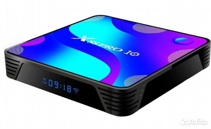 Смарт тв приставка X88PRO10 (4-32) с аэропультом