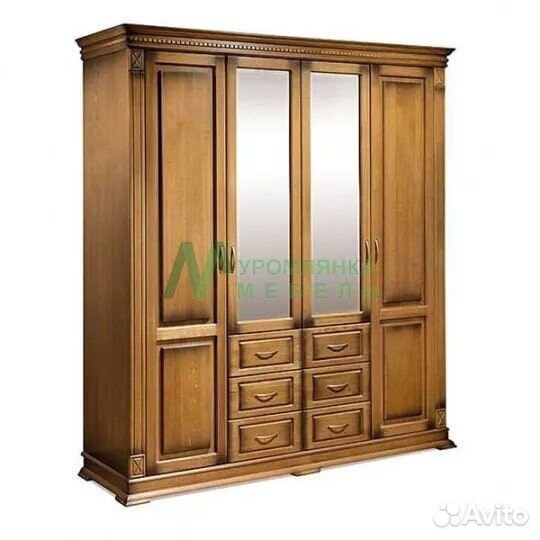 Шкаф Верди четырехстворчатый шз-4