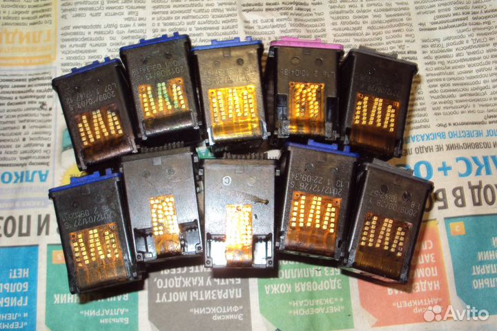 Картрижди отработанные