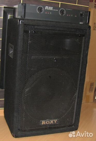 Колонка R-Pro 400Вт 1шт+Power Dual Amplifier