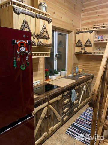 Кухня из массива дерева