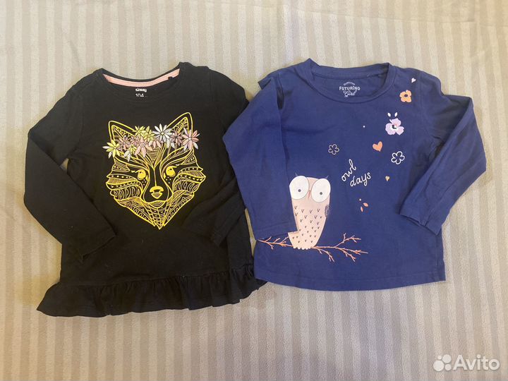 Лонгслив для девочки 98/104